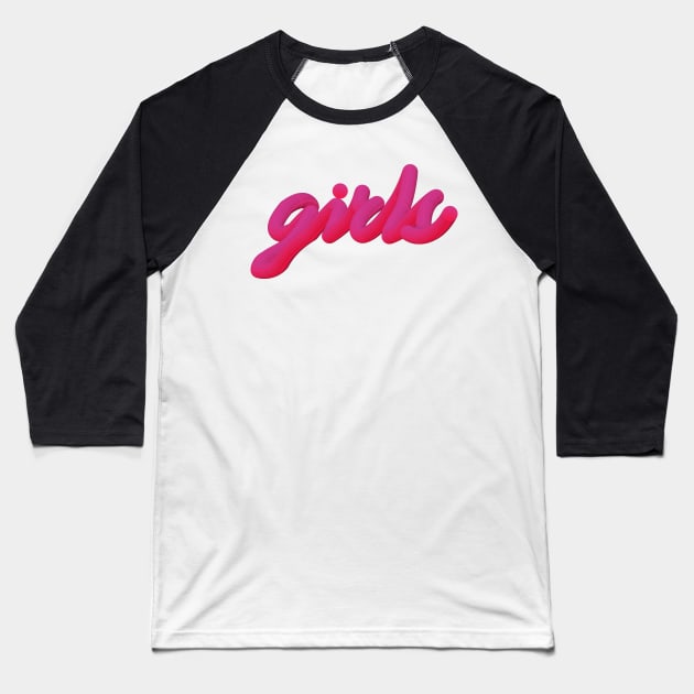Girl Baseball T-Shirt by Gynstyle